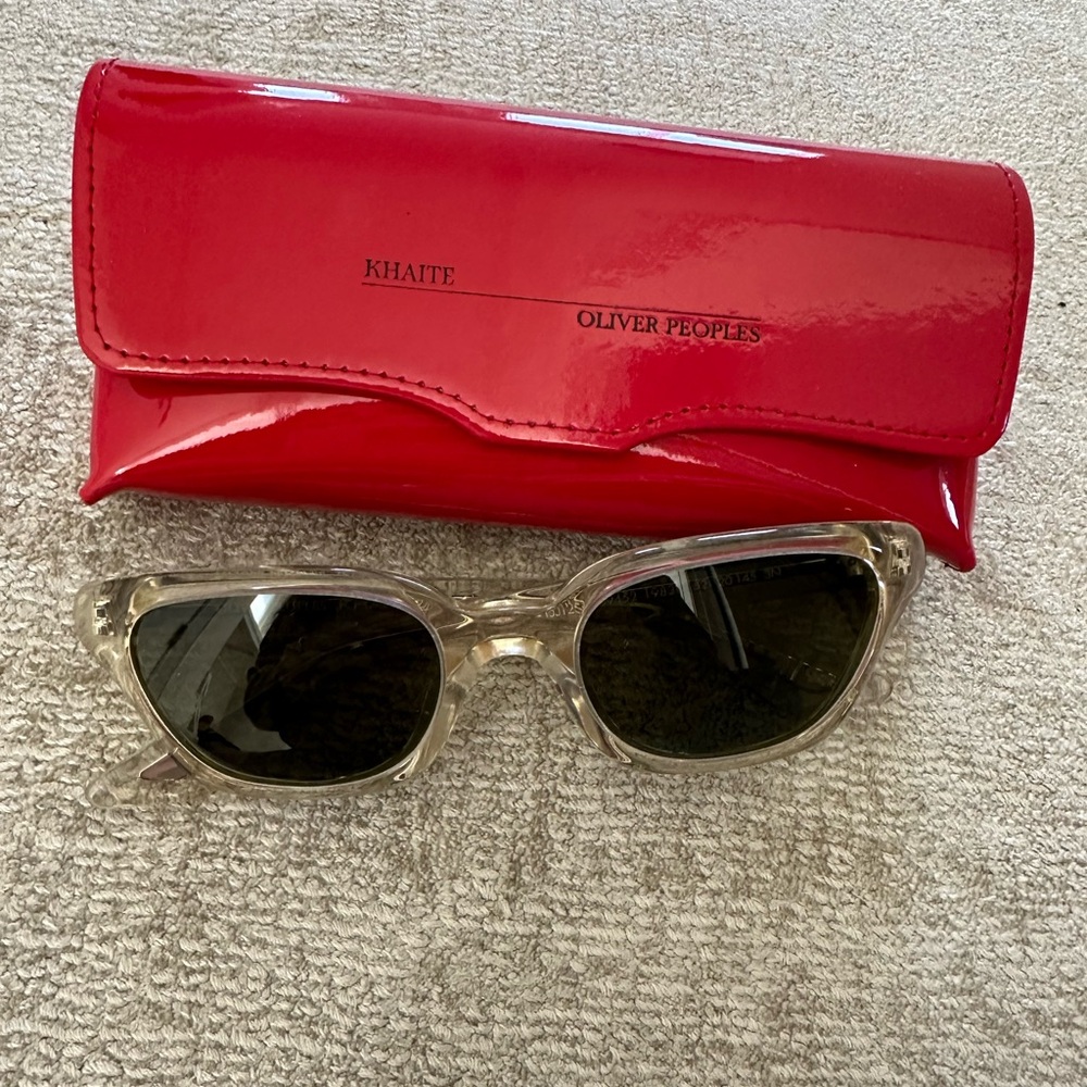 Khaite X Oliver peoples 1983C cat-eye sunglasses